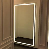 Большое зеркало с подсветкой "Зебра 186" высотой 210см, шириной 120см